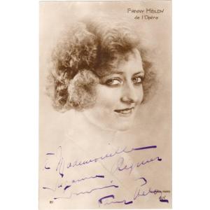  Fanny Heldy, Autograph