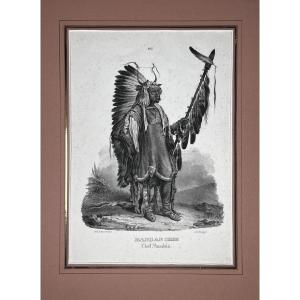 Karl Bodmer - Chef Mandan