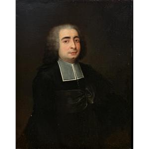 French School, Portrait Of A Clergyman. Circa 1750–1770