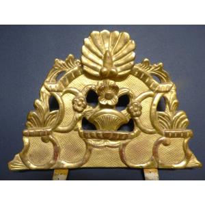 Gilt Wooden Pediment, 18th Century