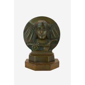 Anonymous, Sun God Ra (bookends), Circa 1935 / - The Light Of Knowledge -