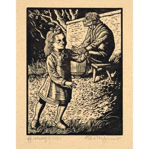 Rudolf Nehmer (1912-1983), Blessed Are The Spiritually Poor, 1948