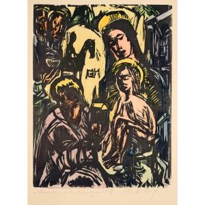 Walter Helbig (1878-1968), Adoration Of The Magi, 1918