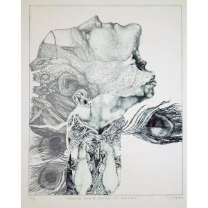 Reiner Schwarz (*1940), Under The Mask Of The Venetian Girl, 1968