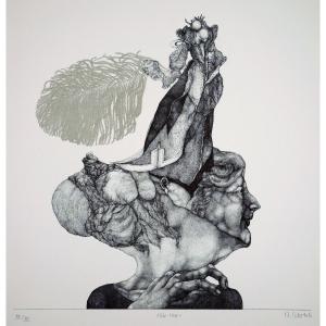 Reiner Schwarz (*1940), The Hut, 1967