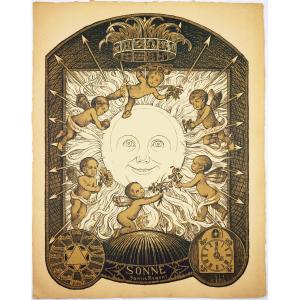 Hans Thoma (1839-1924), Perpetual Calendar, 1902