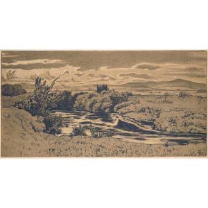 Hans Thoma (1839-1924), At The Pond, 1897