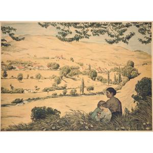 Hans Thoma (1839-1924), Southern German Summer Landscape, C. 1897