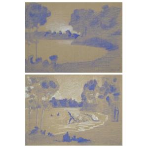 Reinhard Stangl (*1959), Lonely And Lively Lake, 1985