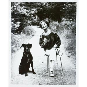 Stefan Moses (1928 - 2018), Inge Meysel With Her Dog, Circa 1975