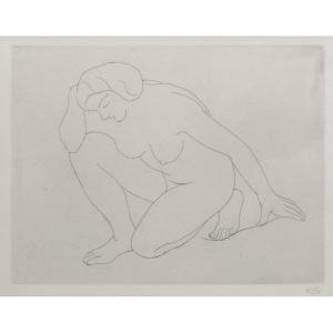 Aristide Maillol (1861-1944), Woman Kneeling On Her Left Knee, 1927