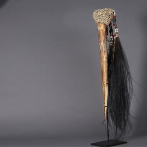 Asmat Ceremonial Knife In Cassowary Bone - Papua New Guinea