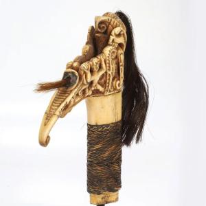 Mandau Saber Handle – Island Of Borneo, Indonesia
