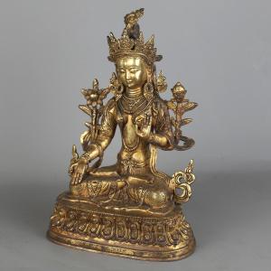 Bronze Statue Of Tara - Nepal, Tibet