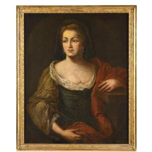 French School, 18th Century, Portrait Of An Elegant Woman