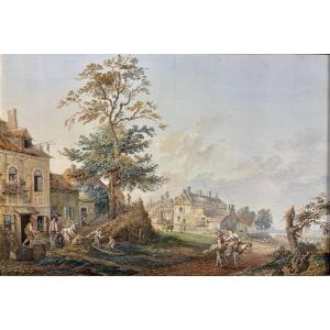 Henri Joseph Van Blarenberghe (1741–1826), Follower Of, The Cooper / The Wheelwright, 1799
