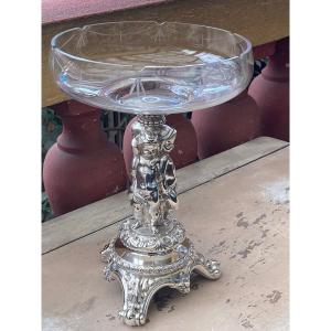 Silver Bronze Centerpiece