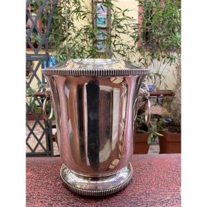 Silver Metal Champagne Bucket