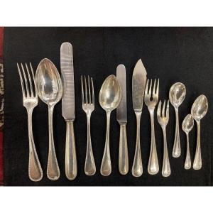 Complete Louis XVI Pearl Cutlery Set
