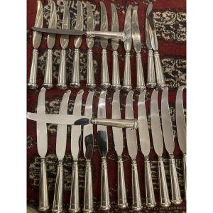 Odiot Silver Metal Knives 