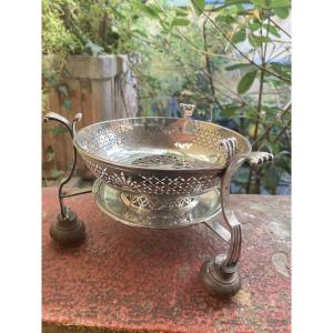 18th Century Stove In Solid Silver