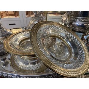 Pair Of Vermeil Cake Stands 