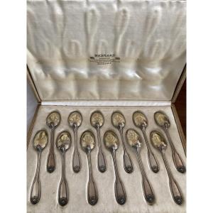 Small Spoons In Solid Minerva Silver