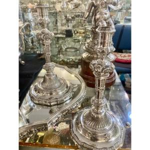 Pair Of Minerve Candlesticks 1 St Title
