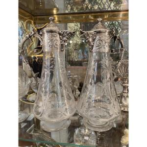Pair Of Needles Signed Gallia
