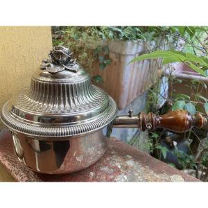 Silver-plated Covered Frying Pan