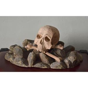 Carved Wood Vanity