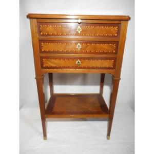 Small Side Cabinet A Directoire Period System Stamped Poirier