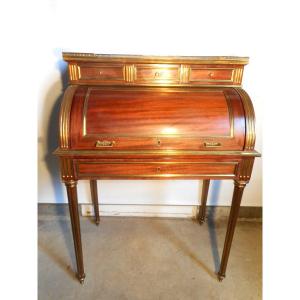 Desk In Mahogany And Gilt Bronze Napoleon III Period