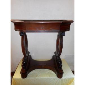 Planter With Rams Empire Period In Mahogany