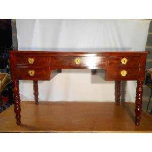 Mahogany And Gilt Bronze Desk 19th Century