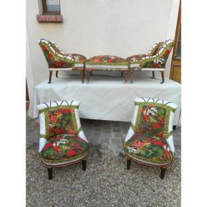 Napoleon III Period Living Room Set 