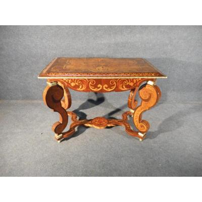 Table Nineteenth Dutch Marquetry
