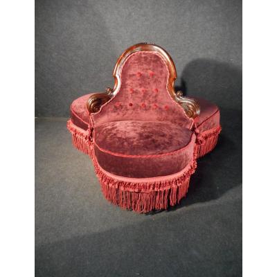 In Indiscreet Padded Velvet Napoleon III