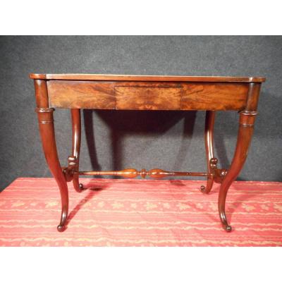 Office Time Empire Mahogany Massive Attributed Jacob Desmalter