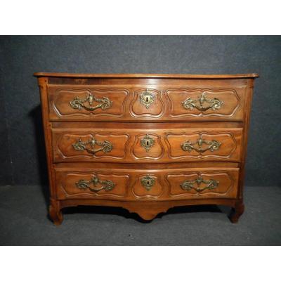 Dresser Curved Louis XV Walnut