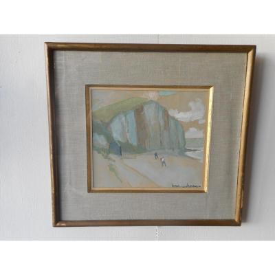 Table Henri Maurice Cahors Scene Of Cliff