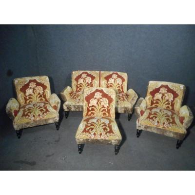 Art Nouveau Period Living Room Set