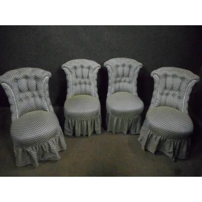 Series Of 4 Chauffeurs Padded Napoleon III