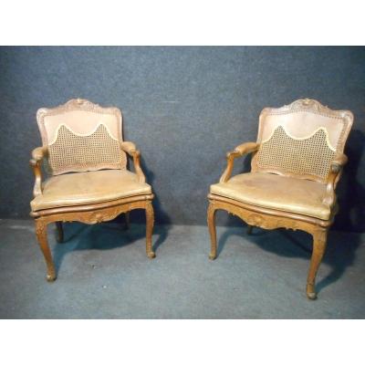 Pair Of Regency Armchairs