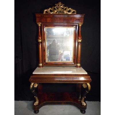 Console And Mirror Charles X Period Bird Attributes