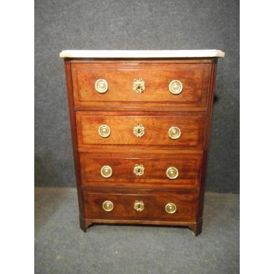 18th Century Commode Stamped Claude Charles Saunier And Jme