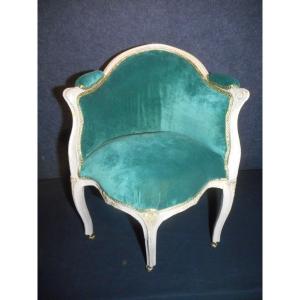 Office Armchair In Lacquered Wood Eighteenth Time