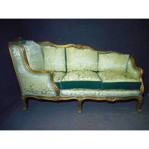 Duchess In Golden Wood And Silk Nineteenth Time