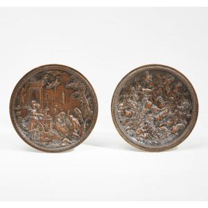 Pair Of Tazza After Paul Van Vianen (1570-1613)