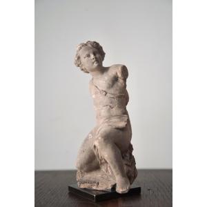 Study In Unbaked Clay From The 19th Century